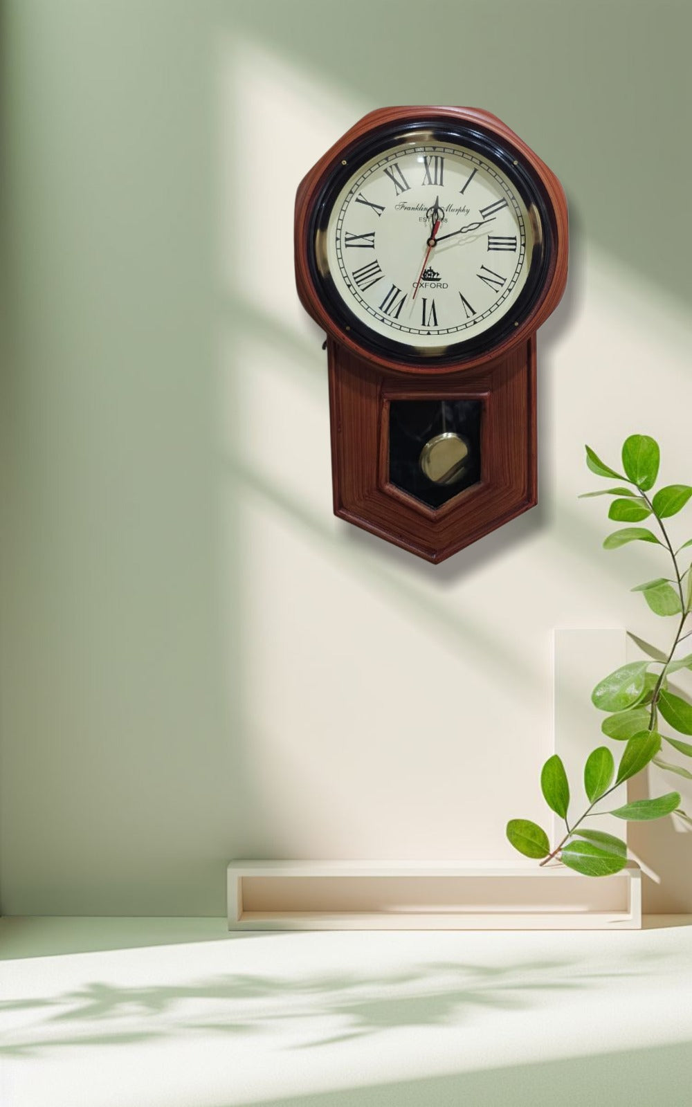 Franklin & Murphy Oxford Pendulum Wall Clock