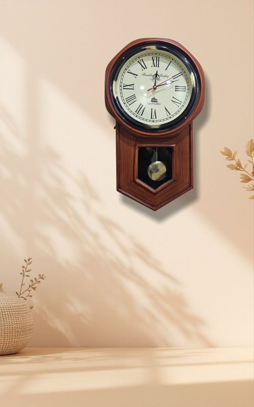 Franklin & Murphy Oxford Pendulum Wall Clock
